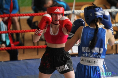 MOL Chełm 2013 :  Małgorzata Choma (Mechanik Włodawa) - Alina Szyszko (Boks Lublin)