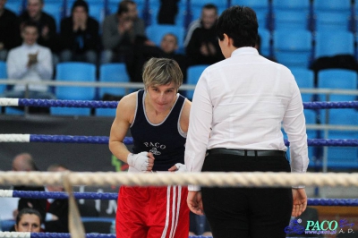 XIII MP Seniorek w Boksie walka ćwierćfinałowa Karolina Michalczuk vs Anita Skoczek