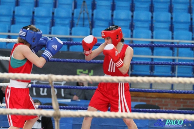 13. Mistrzostwa Polski Kobiet w Boksie - półfinał kat. 48 kg: Patrycja Bednarek (PKB Polkowice) - Agnieszka Słomska (Broń Radom)