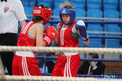 13. Mistrzostwa Polski Kobiet w Boksie - półfinał kat. 48 kg: Patrycja Bednarek (PKB Polkowice) - Agnieszka Słomska (Broń Radom)