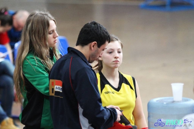 13. Mistrzostwa Polski Kobiet w Boksie - półfinał kat. 48 kg: Sandra Brodacka (Carbo Gliwice) - Magdalena Józak (Boksing Zielona Góra) 3:0