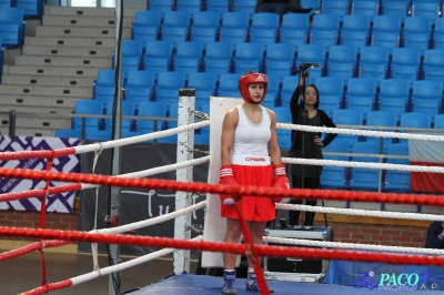 13. Mistrzostwa Polski Kobiet w Boksie - półfinał kat. 60 kg: Karolina Graczyk (Copacabana Konin) - Natalia Kowalska (Carbo Gliwice) KO-B 1. runda