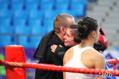 13. Mistrzostwa Polski Kobiet w Boksie - półfinał kat. 60 kg: Karolina Graczyk (Copacabana Konin) - Natalia Kowalska (Carbo Gliwice) KO-B 1. runda