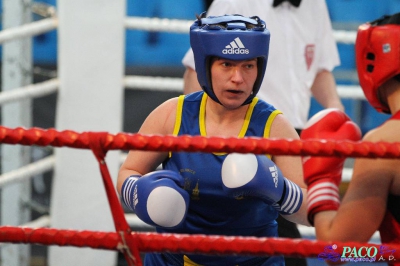 13. Mistrzostwa Polski Kobiet w Boksie - półfinał kat. 69 kg: Natalia Holińska (Skorpion Szczecin) - Ewa Gawenda (Carbo Gliwice) 3:0