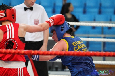 13. Mistrzostwa Polski Kobiet w Boksie - półfinał kat. 69 kg: Natalia Holińska (Skorpion Szczecin) - Ewa Gawenda (Carbo Gliwice) 3:0