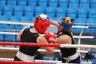 13. Mistrzostwa Polski Kobiet w Boksie - półfinał kat. 69 kg: Magdalena Konarska (Garda Karczew) - Hanna Solecka (Skorpion Szczecin) 1:2