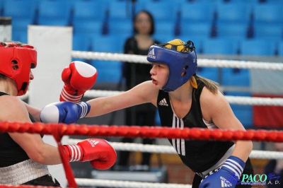 13. Mistrzostwa Polski Kobiet w Boksie - półfinał kat. 69 kg: Magdalena Konarska (Garda Karczew) - Hanna Solecka (Skorpion Szczecin) 1:2