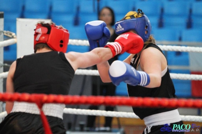 13. Mistrzostwa Polski Kobiet w Boksie - półfinał kat. 69 kg: Magdalena Konarska (Garda Karczew) - Hanna Solecka (Skorpion Szczecin) 1:2