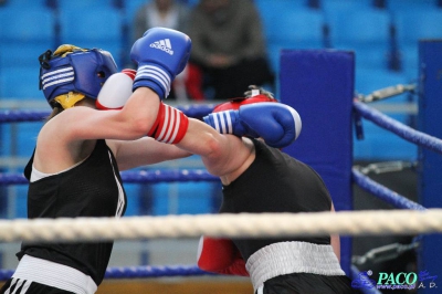 13. Mistrzostwa Polski Kobiet w Boksie - półfinał kat. 69 kg: Magdalena Konarska (Garda Karczew) - Hanna Solecka (Skorpion Szczecin) 1:2