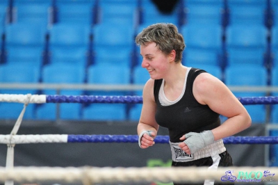 13. Mistrzostwa Polski Kobiet w Boksie - półfinał kat. 69 kg: Magdalena Konarska (Garda Karczew) - Hanna Solecka (Skorpion Szczecin) 1:2