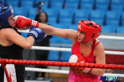 13. Mistrzostwa Polski Kobiet w Boksie - półfinał kat. 81 kg: Patrycja Woronowicz (Boxing Sokółka) - Anna Szpoton (Garda Karczew) 3:0