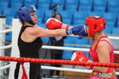 13. Mistrzostwa Polski Kobiet w Boksie - półfinał kat. 81 kg: Patrycja Woronowicz (Boxing Sokółka) - Anna Szpoton (Garda Karczew) 3:0