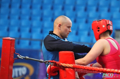 13. Mistrzostwa Polski Kobiet w Boksie - półfinał kat. 81 kg: Patrycja Woronowicz (Boxing Sokółka) - Anna Szpoton (Garda Karczew) 3:0