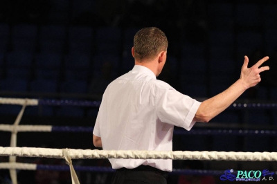 Półfinały 13. Mistrzostw Polski Kobiet w Boksie kategoria +81 kg: Marlena Gawrońska (Stella Gniezno) - Natalia Stasiewicz (Boxing Sokółka) RSC 2