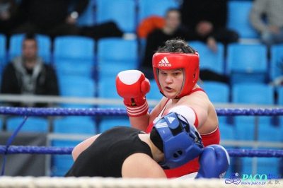 Finał 13. MP seniorek kat +81 kg: Sylwia Kusiak - Marlena Gawrońska