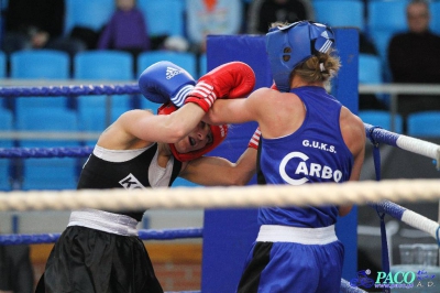 Finał 13. MP seniorek kat 57 kg: Sandra Kruk - Jadwiga Stańczak