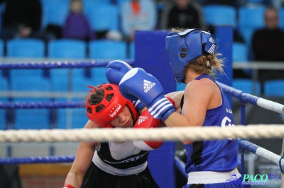 Finał 13. MP seniorek kat 57 kg: Sandra Kruk - Jadwiga Stańczak