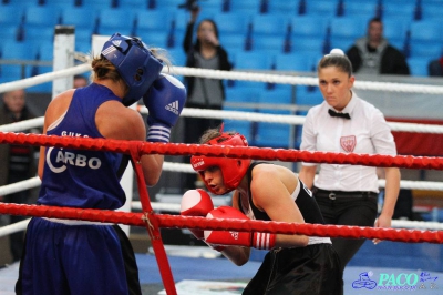 Finał 13. MP seniorek kat 57 kg: Sandra Kruk - Jadwiga Stańczak