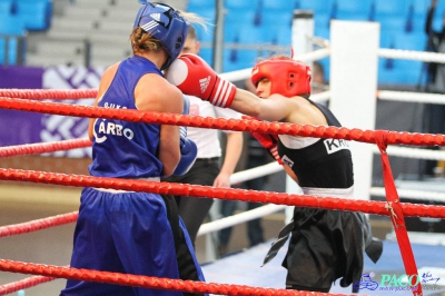 Finał 13. MP seniorek kat 57 kg: Sandra Kruk - Jadwiga Stańczak