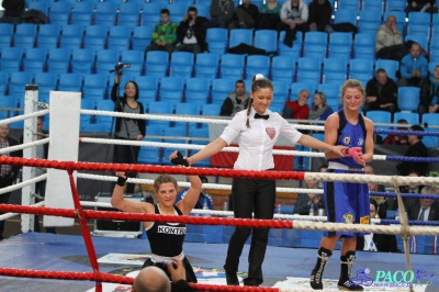 Finał 13. MP seniorek kat 57 kg: Sandra Kruk - Jadwiga Stańczak