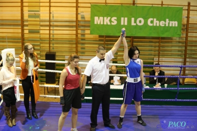 Towarzyski Mecz Bokserski - MKS II LO Chełm vs Klub Sportowy Paco: Natalia Nazar vs Aleksandra Ziółek