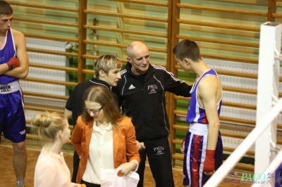 Towarzyski Mecz Bokserski - MKS II LO Chełm vs Klub Sportowy Paco: Mateusz Chmielewski vs Dawid Ćwirko - Godycki