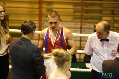 Towarzyski Mecz Bokserski - MKS II LO Chełm vs Klub Sportowy Paco:Michał Klimek vs Kacper Stadnicki