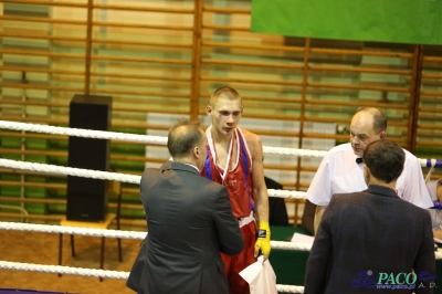 Towarzyski Mecz Bokserski - MKS II LO Chełm vs Klub Sportowy Paco:Michał Klimek vs Kacper Stadnicki