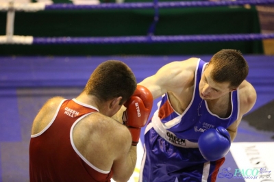 Towarzyski Mecz Bokserski - MKS II LO Chełm vs Klub Sportowy Paco: Bartosz Wdowiak vs Mikołaj Sadurski