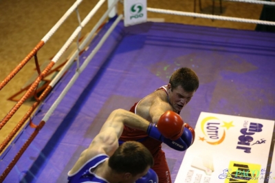 Towarzyski Mecz Bokserski - MKS II LO Chełm vs Klub Sportowy Paco: Bartosz Wdowiak vs Mikołaj Sadurski