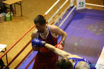 Towarzyski Mecz Bokserski - MKS II LO Chełm vs Klub Sportowy Paco: Bartosz Wdowiak vs Mikołaj Sadurski