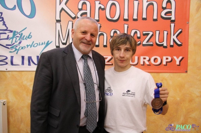 Konferencja prasowa Karoliny Michalczuk, brązowej medalistki 7.Mistrzostw Świata