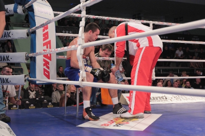 Łukasz Maciec - Almin Kovacevic Gala Wojak Boxing Night Racibórz 2012