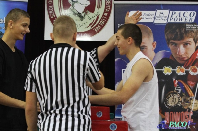 Armwrestling w XIV LO: Mężczyźni prawa ręka do 70kg