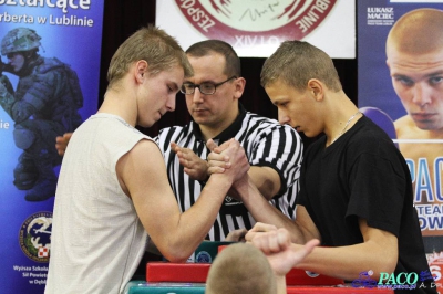 Armwrestling w XIV LO: Mężczyźni prawa ręka do 70kg