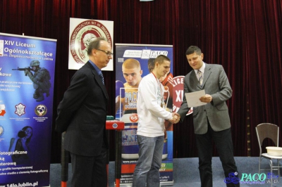 Armwrestling w XIV LO: Mężczyźni prawa ręka do 70kg