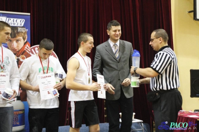 Armwrestling w XIV LO: Mężczyźni prawa ręka do 70kg