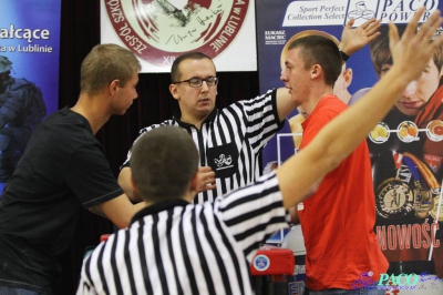 Armwrestling w XIV LO: Mężczyźni prawa ręka +70kg