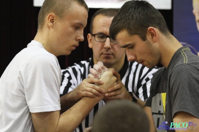 Armwrestling w XIV LO: Mężczyźni prawa ręka +70kg