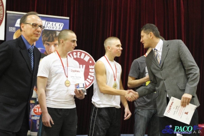 Armwrestling w XIV LO: Mężczyźni prawa ręka +70kg