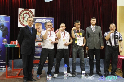 Armwrestling w XIV LO: Mężczyźni prawa ręka +70kg