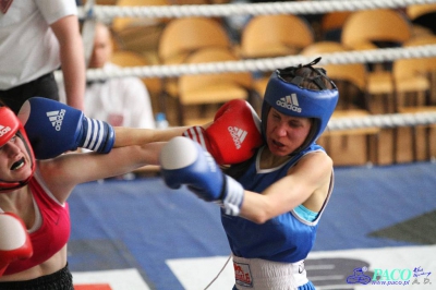 MOL Chełm 2013 :  Małgorzata Choma (Mechanik Włodawa) - Alina Szyszko (Boks Lublin)