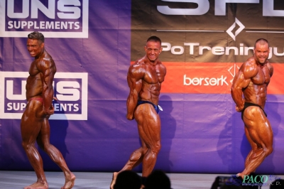 Kulturystyka mężczyzn do 95kg - XXXIX Mistrzostwa Polski w Kulturystyce i Fitness Kielce 2015