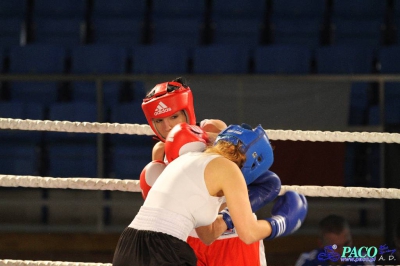 XIII MP Seniorek w Boksie Andrzejewska Anna Gwardia Łódź vs Bogoń Paulina PTB Tiger Tarnów 1:2