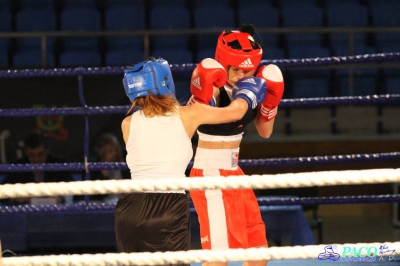 XIII MP Seniorek w Boksie Andrzejewska Anna Gwardia Łódź vs Bogoń Paulina PTB Tiger Tarnów 1:2