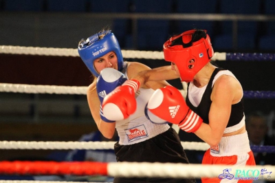 XIII MP Seniorek w Boksie Andrzejewska Anna Gwardia Łódź vs Bogoń Paulina PTB Tiger Tarnów 1:2