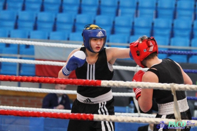 13. Mistrzostwa Polski Kobiet w Boksie - półfinał kat. 69 kg: Magdalena Konarska (Garda Karczew) - Hanna Solecka (Skorpion Szczecin) 1:2