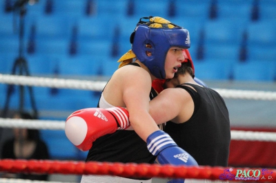 13. Mistrzostwa Polski Kobiet w Boksie - półfinał kat. 69 kg: Magdalena Konarska (Garda Karczew) - Hanna Solecka (Skorpion Szczecin) 1:2