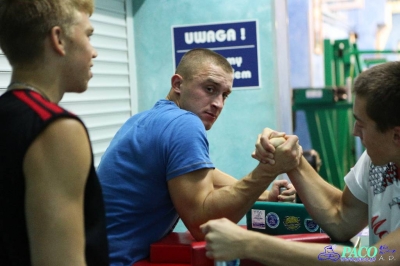 Łukasz Dobrzyński i Dawid Capała w KS Paco przygotowują się do mistrzostw świata w armwrestlingu