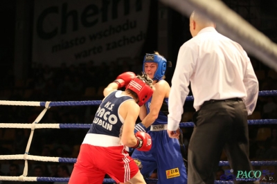 IV GALA SPORTÓW WALKI: Karolina MICHALCZUK (Paco Lublin) - Jadwiga STAŃCZAK (Carbo Gliwice) - Chełm 25.10.14r_23